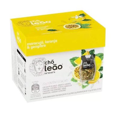 Imagem de Chá de Maracúja, Laranja e Gengibre Leão 2,2g