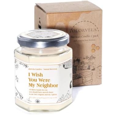 Imagem de Presentes de aquecimento doméstico, vela de cera de abelha, presente personalizado para melhor amigo para mulheres, homens, mãe, pai, irmã, professor, amigos, velas de cera de abelha pura natural