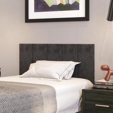 Imagem de Cabeceira Modulada Estofada Adesiva Decorativa Solteiro 100cm