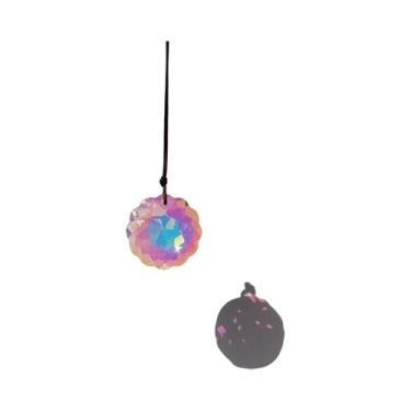 Imagem de Prisma De Cristal Arco-Íris Para Janela, Decoração De Luminária De Int