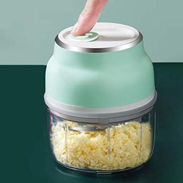 Imagem de Azeiteiro de Alho Elétrico com Carregamento USB Triturador Portátil para Legumes Frutas e Carne Operação Um Botão Fácil Limpar Grau Alimentar Ferramen