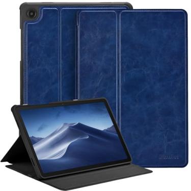 Imagem de Zinibri Capa compatível com Samsung Galaxy Tab A9+/A9 Plus 5G capa para tablet 28 cm 2023 2024 SM-X210/X216/X218, couro sintético com suporte multiângulos, fina, inteligente, fólio, proteção,
