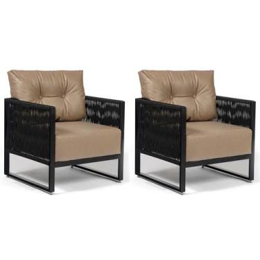 Imagem de Poltrona Corda Nautica - Varanda, Sacada, Sala- Poltrona Araxa - Caram