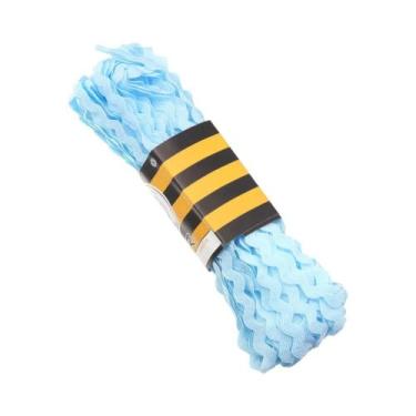 Imagem de Fita De Poliéster Zig Zag De 5mm 15 Jardas DIY Artesanal Para Decoraçã