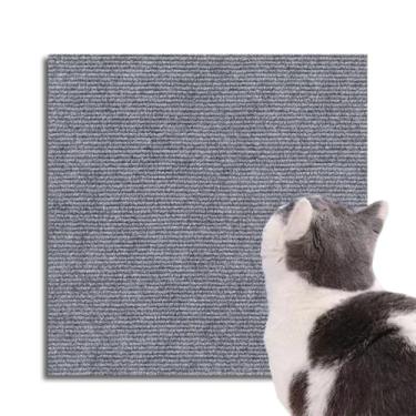 Imagem de Tapete de Arranhamento para Gato Parede Sofa Artefato Catnip Resistente a Desgaste e sem Perda Pelos Arranhador com Adesivo Multifuncional 1pc