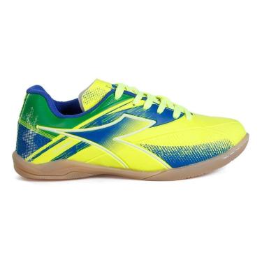 Imagem de Chuteira Infantil Diadora Mondiale II Futsal Amarelo Neon-Unissex