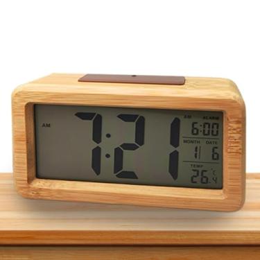 Imagem de Despertador de, despertador estético - Despertador digital fofo | Despertador de bateria pequena, despertador decorativo a pilhas para quarto