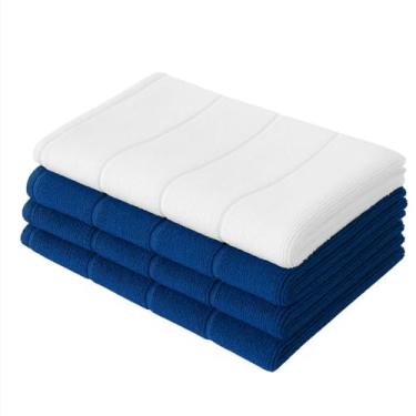 Imagem de Kit 4 Panos de Chão Grandes Panão em Microfibra 80x50 cm – Alta Absorção, Secagem Rápida e Durabilidade Premium