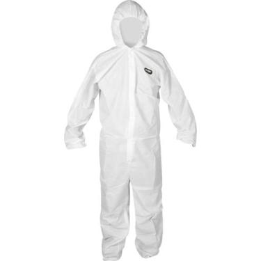 Imagem de Macacão com Capuz Branco Tamanho Xg Ai 30 Ppl Vonder Plus