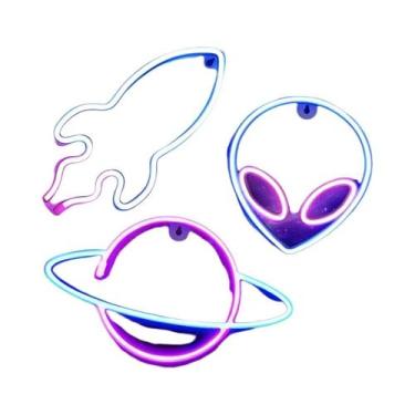 Imagem de Letreiro Neon LED Alimentado Por USB Para Decoração De Festa, Arte De 