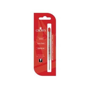 Imagem de CARGA CROWN ESFEROGRAFICA TIPO PARKER | CA14007 - Vermelho