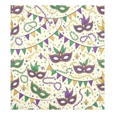 Imagem de Blueangle Máscara de carnaval para máquina de lavar louça, capa frontal para lava-louças, adesivos de eletrodomésticos, adesivos de eletrodomésticos, adesivo magnético decorativo de 58,4 cm C x 66 cm