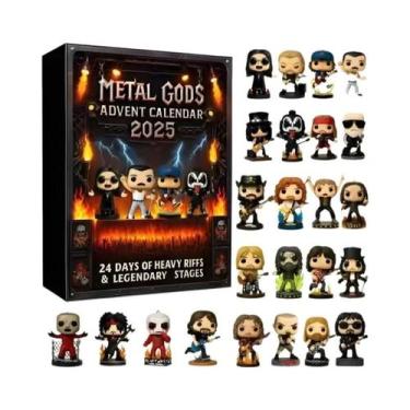 Imagem de Calendário Do Advento Rock Metal 2025, Caixa Surpresa Com Personagens 