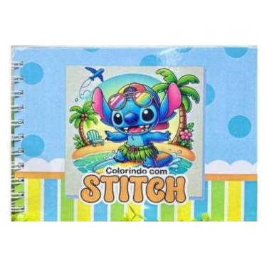 Imagem de Livro de Colorir Capa Dura Holográfica – Papel 180g • Espiral Wire-O Reforçado • Formato A5 • Folha de Acetato Protetora • Ideal para Canetinha, Lápis, Marcador • Presente Criativo (Capa Azul)