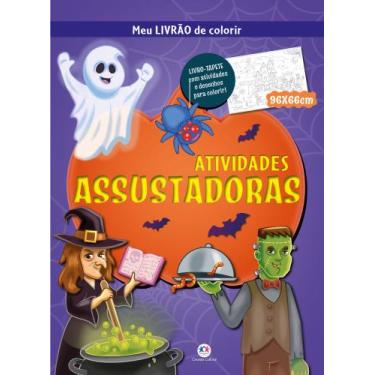 Imagem de Livro - Atividades assustadoras - Meu livrão de colorir