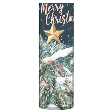 Imagem de Qilmy Vaso de árvore de Natal e estrelas para flores, vaso de belas artes, decoração de casa para escritório, sala de jantar, sala de estar, casamento161