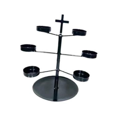 Imagem de XLWLLNJ Porta-velas Decorativo para Velas Pequenas, Enfeite de Mesa.