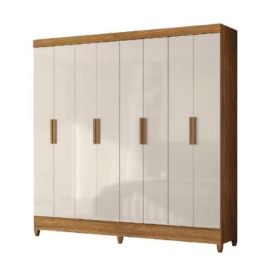 Imagem de Guarda Roupas Casal 8 Portas 2 Gavetas Marajó Moval