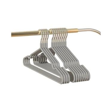 Imagem de Cabides De Metal Antiderrapantes Reforçados (20/30 Peças)  Organizador