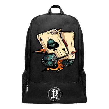 Imagem de Mochila Escolar Pega a Visão Estampado Baralho Masculina-Masculino