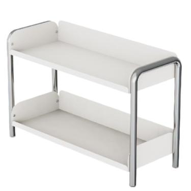 Imagem de porta-temperos organizador de especiarias rack de especiarias rack de temperos 2 níveis 201 organizador de garrafas de tempero de aço inoxidável rack de temperos rack de temperos rack de jarro