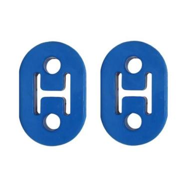 Imagem de Suportes Universais Para Tubo De Escape De Carro Preto Vermelho Azul C