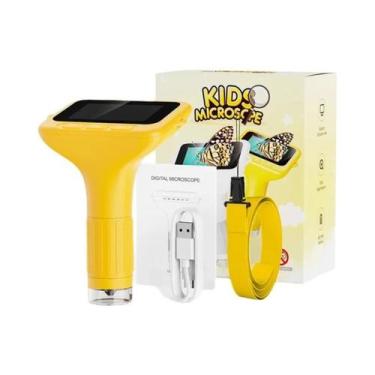 Imagem de Microscópio Digital Infantil Com Tela LCD De 3 Polegadas, Proteção Par