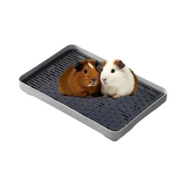 Imagem de Caixa De Areia Pequena Para Coelhos, Bandeja Sanitária Para Hamster, F