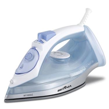 Imagem de Ferro de Passar Roupas BFE1000AZ Britânia Com Função Spray e Vapor Vertical 220V