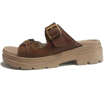 Imagem de Chinelo Pegada Feminino - Marrom