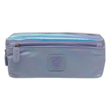 Imagem de Estojo Duplo Lilás Modelo 8 Juvenil Escolar Feminino Xeryus