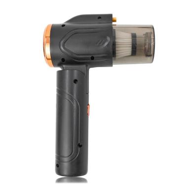 Imagem de Mini Aspirador De Po Portatil Vertical Usb Recarregavel 2 Em 1 Retratil Automotivo Sofa Preto