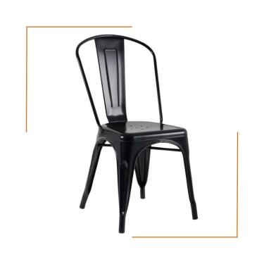 Imagem de Cadeira Oficial Iron Tolix Preto