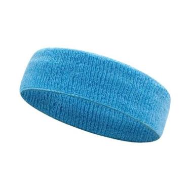 Imagem de Faixa De Suor Unissex Em Tecido Atoalhado Para Tênis, Corrida, Basquet