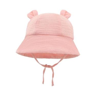 Imagem de Chapéu De Verão De Algodão Para Bebês, Chapéu De Sol Para Recém-nascid