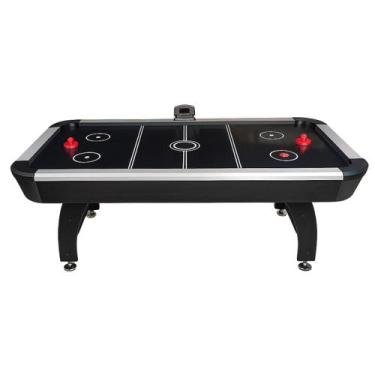 Imagem de Mesa Aero Hockey Air Game Ahead Sports Profissional Preto e Branco Com