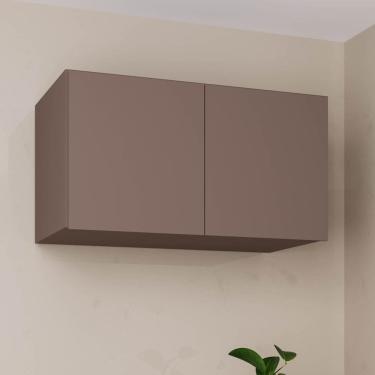 Imagem de Ponte Modular Solteiro 100% Mdf 2 Portas Orion Cabecasa Madeiraoriginals Mocha