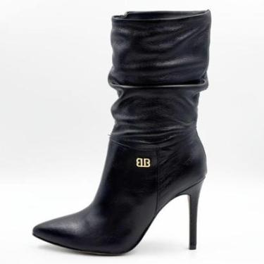 Imagem de Bota Bottero Cano Médio Salto Alto Fino Feminina-Feminino