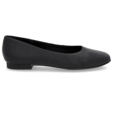 Imagem de Sapatilha Feminina Couro Preto Usaflex AG40026-Feminino