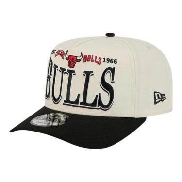 Imagem de Boné New Era 950 A-Frame NBA Chicago Bulls Off White-Masculino