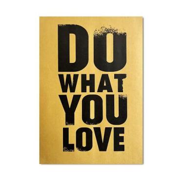 Imagem de Pôster Painting Vintage FAÇA O QUE VOCÊ AMA Motivacional - taiyuanketa