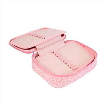 Imagem de Estojo Organizador Escolar Box 100Pens Multifuncional Cerejinha Grande