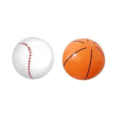 Imagem de Conjunto De Bolas Infláveis Para Crianças Futebol Beisebol Basquete Br