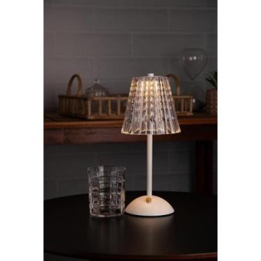 Imagem de Luminária de Mesa Led Usb Wolff Leumina 12,5cm x 30cm Branca