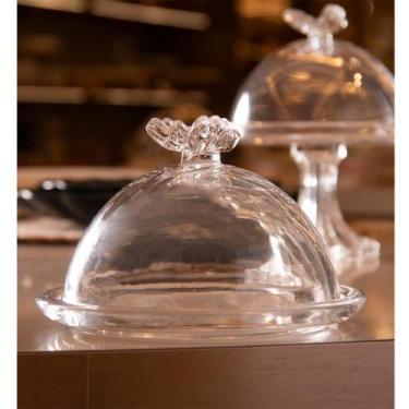Imagem de Prato para Doce com Tampa Wolff Butterfly 15cm x 15cm x 10cm
