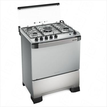 Imagem de Fogão 5 bocas Mueller Decorato Gourmet  Inox com Timer e Tripla Chama-Bivolt