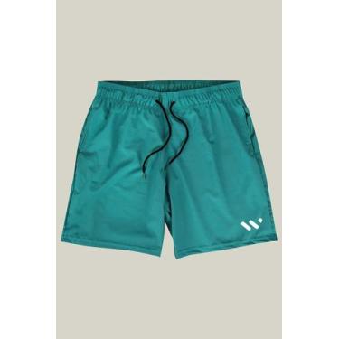 Imagem de Shorts Bermuda Masculino Praia Corrida Academia Elastano Premium WSS W