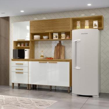 Imagem de Cozinha Compacta 5 Portas 2 Gavetas Sara - MX Móveis