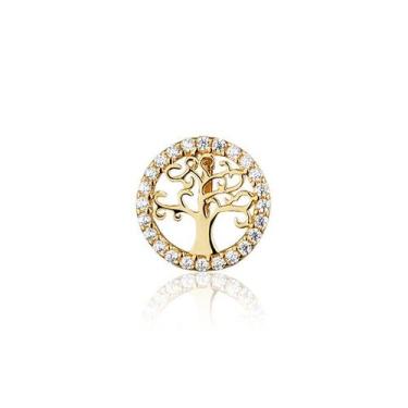 Imagem de Pingente Árvore Da Vida Em Ouro 18k Mini 10mm Com Zircônias - AGAPRIME