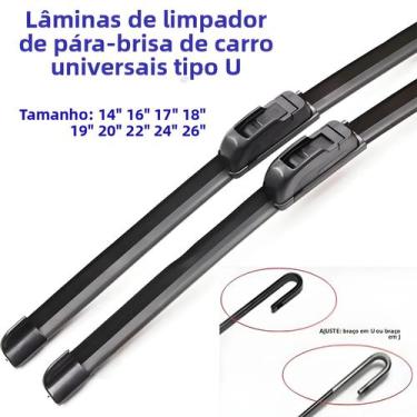 Imagem de Palhetas De Limpador De Para-brisa De Carro Em Borracha Macia Universa